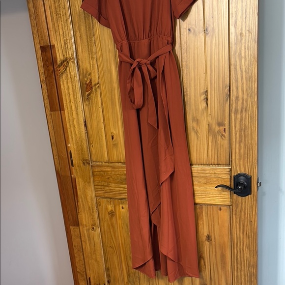Fall Rust Maxi Dress - Picture 4 of 4